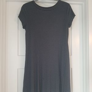 Blue and Green Swing Dress